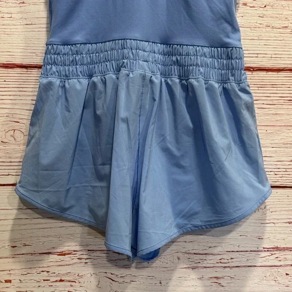 NWT Offline by Aerie Real Me Hot Stuff Romper in Blue Lion Sz S - Picture 13 of 15